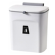 Kitchen and bathroom wall-mounted trash can with lid without drilling holes