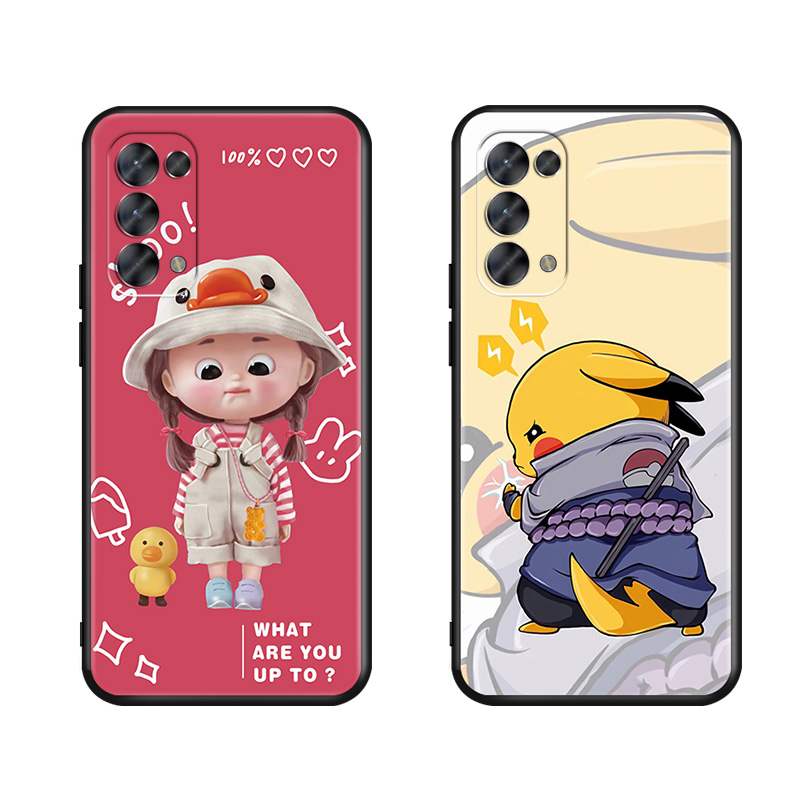 opp0reno5手机壳新款曲面屏opporeno5k5g手机套oppo带挂绳opporneo5外壳oppopegmoo后壳0p0preno5钢化膜poop - 图3