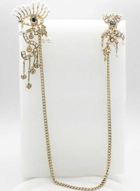 时尚潮流链条项链LBR-629G-D珍珠