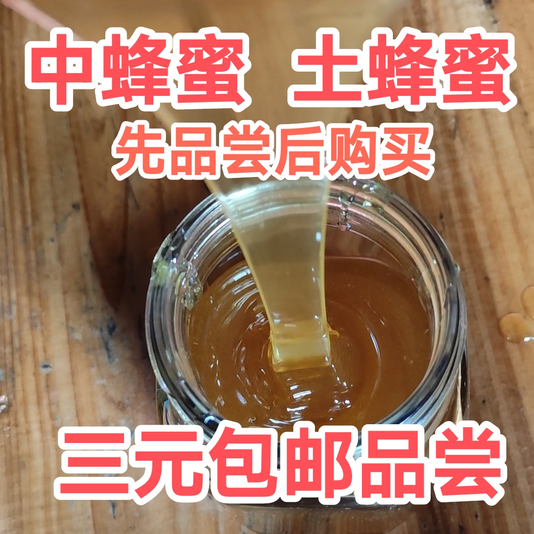 自养自销质量敢包蜂蜜中蜂蜜土蜂蜜农家蜜百花蜜纯天然便携装 - 图2