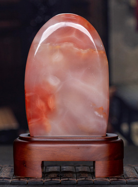 藏钰福天然玉石原石摆件中式