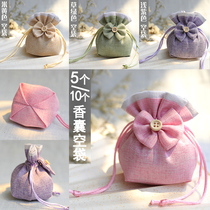 Fragrant Bag bag Fragrant Sacks Empty Bag End Afternoon Diy Material Pocketbag of the Purse Strings Mini Small Cloth Bag Cashier Bag