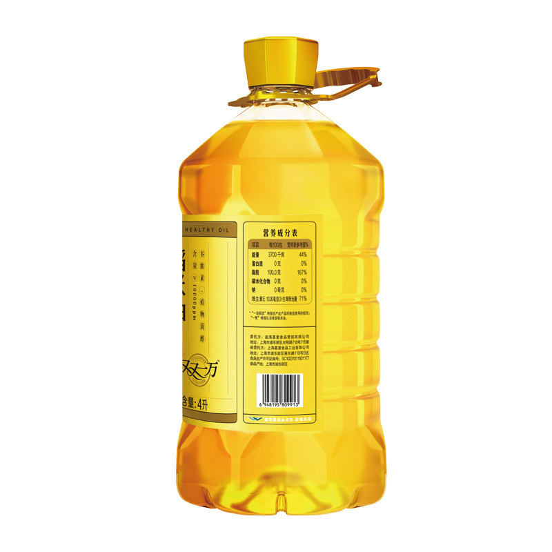 金龙鱼谷维多双一万稻米油4L 米糠油家用健康食用油桶装,淘宝优惠券,粉丝福利购,淘宝优惠卷