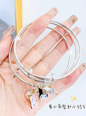 玉桂狗手镯小红书同款可爱挂件手链情侣款少女手环闺蜜手链礼物