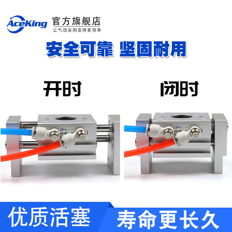 气动宽阔型气爪手指平行气缸MHL2-10D/16D/20D/25D/32D/40D/D1/D2,淘宝优惠券,粉丝福利购,淘宝优惠卷