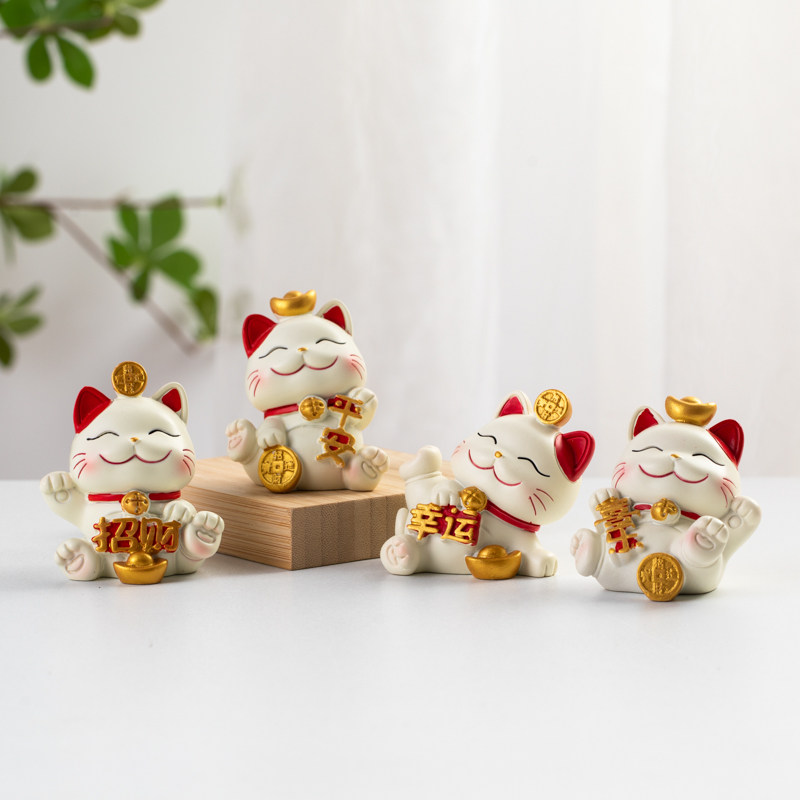 新居乔迁入宅仪式装饰布置小礼物 家居用品客厅桌面招财猫小摆件,淘宝优惠券,粉丝福利购,淘宝优惠卷