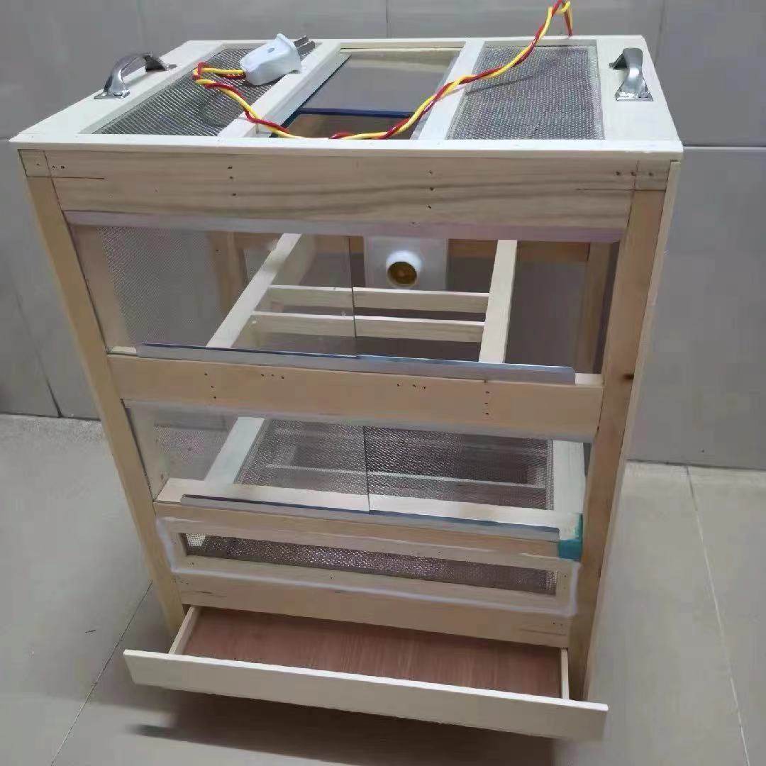 昆虫养殖笼喂养蚂蚱笼蝈蝈蚱蜢箱笼蟋蟀笼类实木加不锈钢网,淘宝优惠券,粉丝福利购,淘宝优惠卷