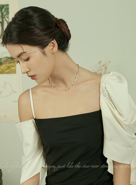 AIR-HORIZON锁骨链女月映繁星