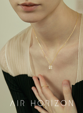 s925纯银四叶草项链女2025新款