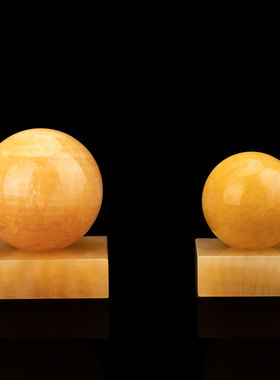 原石风水球天然客厅玄关装饰摆件