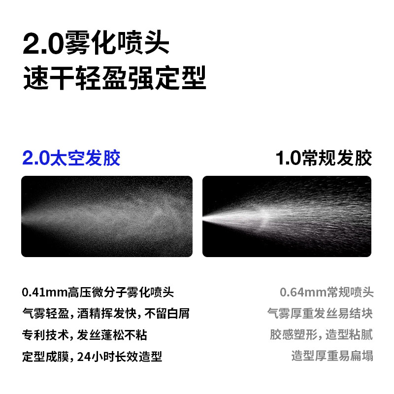 lilbetter喷雾造型男士清香型发胶 lilbetter化妆品头发造型