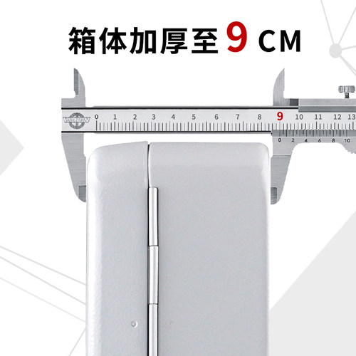 中介钥匙箱密码锁壁挂式家用收纳盒子带锁挂墙物业房产管理柜48位 - 图1