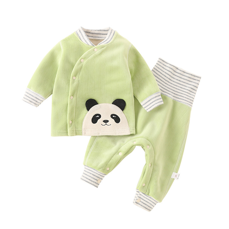 婴儿加绒套装冬季加厚保暖男儿童内衣开裆女无骨宝宝秋装高腰护肚,淘宝优惠券,粉丝福利购,淘宝优惠卷