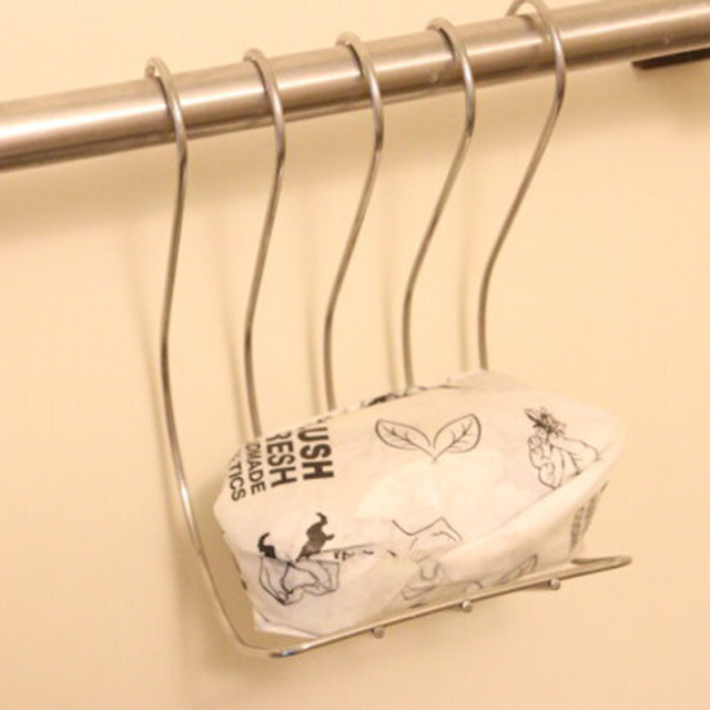 Stainless steel soap rack drain soap box wash basin storage rack powder puff beauty egg storage rack bathroom bathroom