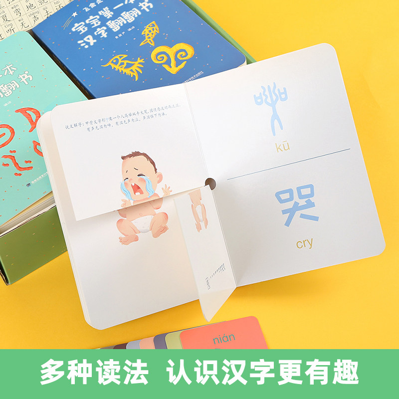 早教识字卡片3000宝宝启蒙象形挂图 ktyeah玩具挂图/认知卡