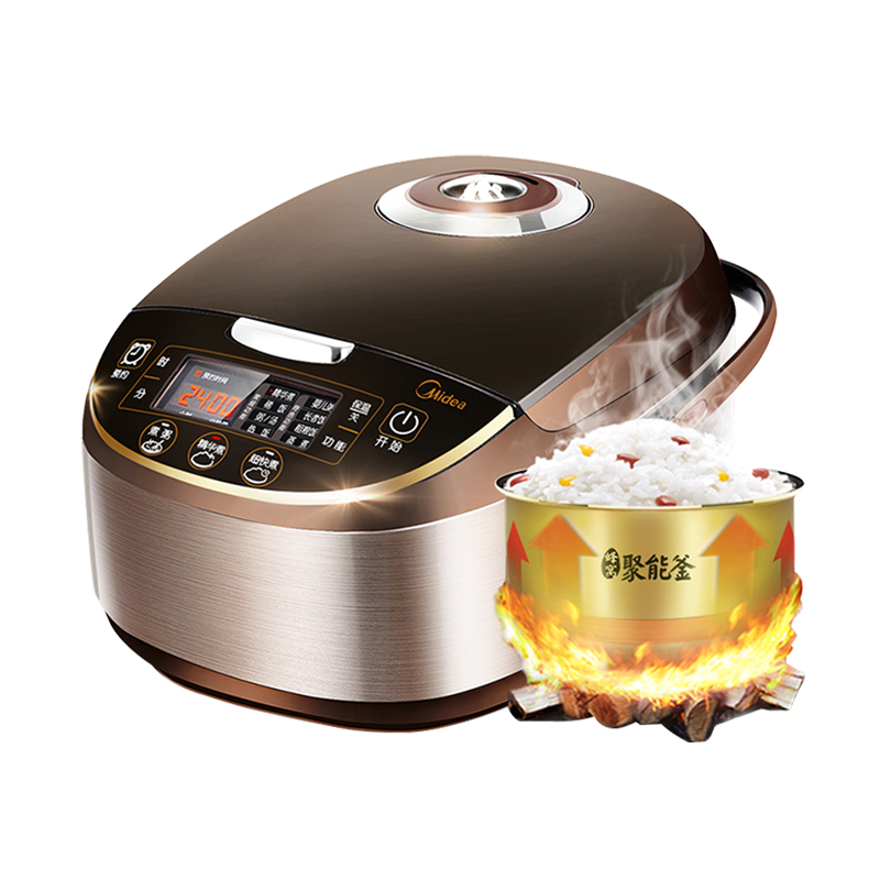 Midea/美的MB-WFS5017TM电饭煲智能大火力快煮5L大容量家用电饭锅 - 图0