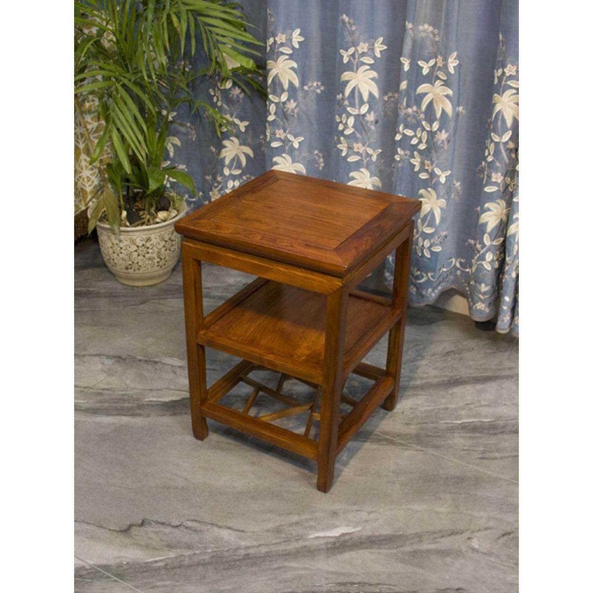 中式实木茶几小桌子茶桌书桌旁置物架花架摆件架盆景架鱼缸架角几,淘宝优惠券,粉丝福利购,淘宝优惠卷