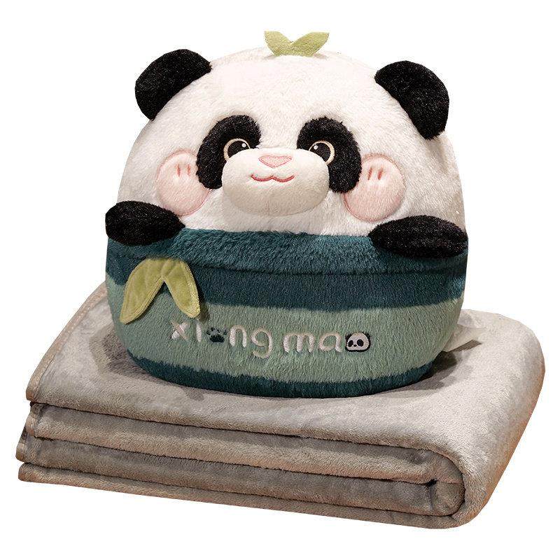 熊有成竹抱枕被子两用毯子二合一办公室午睡枕头车内靠枕女友闺蜜,淘宝优惠券,粉丝福利购,淘宝优惠卷