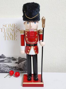 40CM胡桃夹子国王士兵摆件家居装饰品客厅餐厅个性可爱桌面小摆件