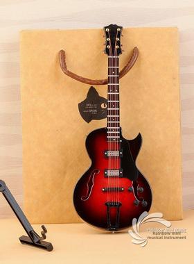 可刻字木质迷你吉他模型乐器摆件毕业送男女朋友生日情人节礼物