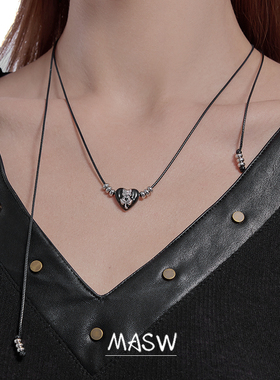 MASW麻秀甜酷女原创设计项链