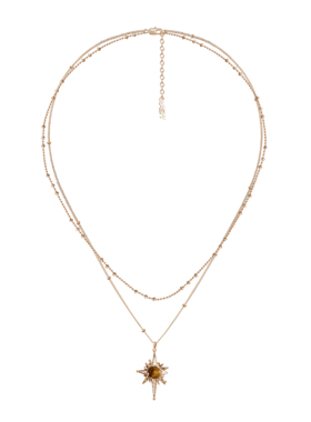 MASW麻秀彩色串珠美拉德项链多层