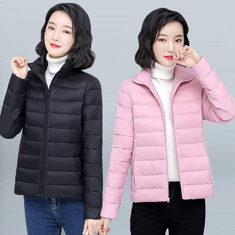 短款羽绒棉服女2025秋冬季新款修身保暖韩版轻薄外套女,淘宝优惠券,粉丝福利购,淘宝优惠卷