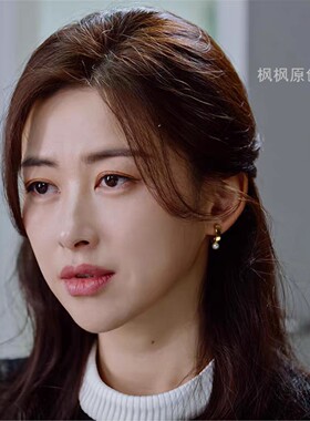 蜜语纪许蜜语朱珠同款耳环法式复古女珍珠轻奢时尚高级感精致耳饰