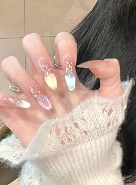 穿戴甲纯手工高级感轻奢猫眼
