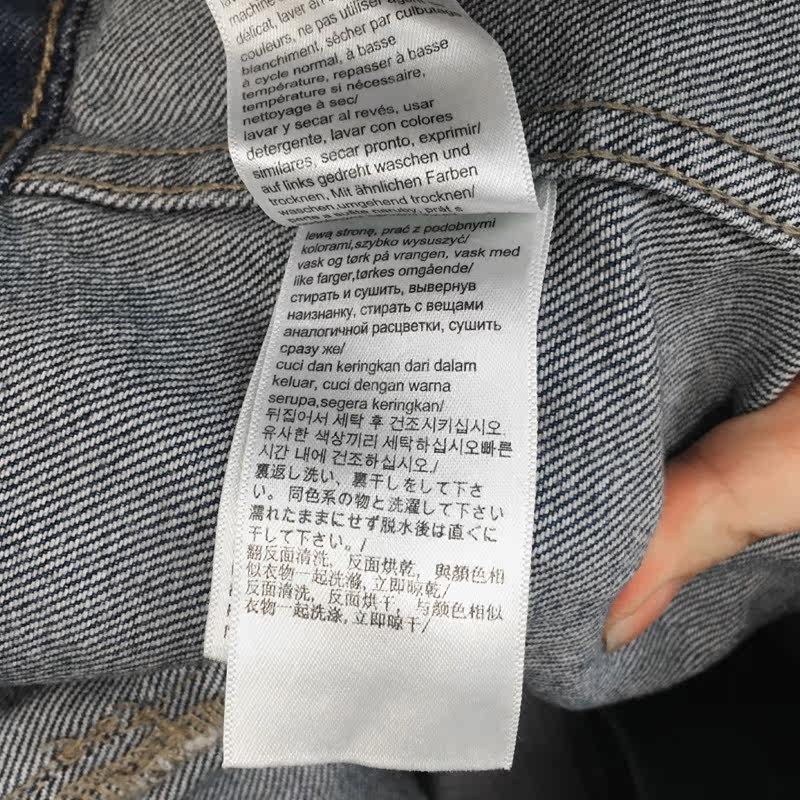 calvin klein男士纯棉牛仔宽松夹克 CZ168海外夹克