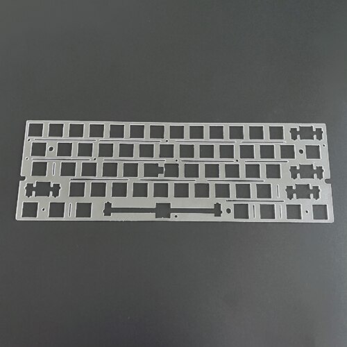 Wooting 60v2定位板pc  pom  fr4  黑色沉金定位板送螺丝柱v1兼容 - 图2