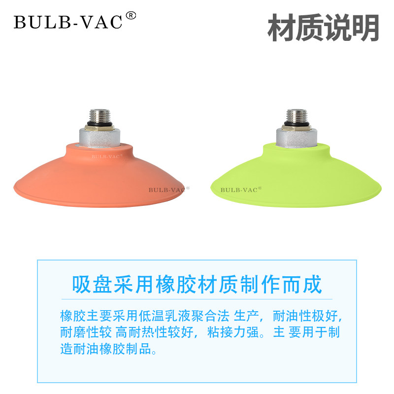 SFF30/40/50/60/80/100/125N真空吸盘防滑耐油重型机械手配件,淘宝优惠券,粉丝福利购,淘宝优惠卷