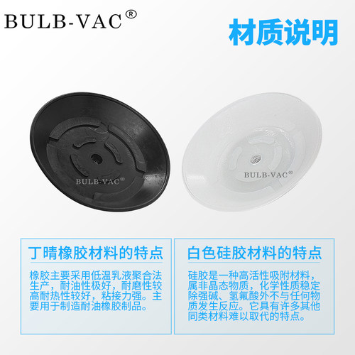 PFG-80/PA-80/PFG-60重载型吸盘强力带花纹单层带螺牙真空吸盘 - 图1