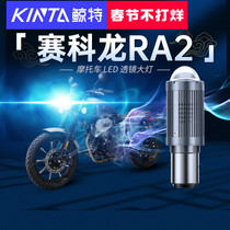 Whale T Motorcycle LED Lens Headlights Apply Sykoron RA2 Bulb Retrofit Accessories Near And Near Integrated Double Claws