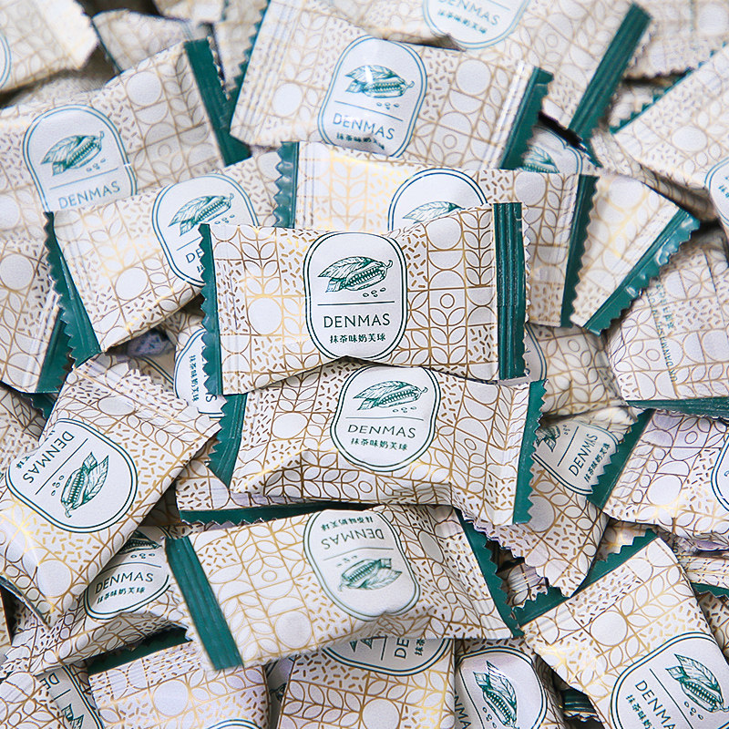 丹玛仕/DENMAS抹茶味软糖高颜值喜糖休闲小零食散装招待网红爆款,淘宝优惠券,粉丝福利购,淘宝优惠卷