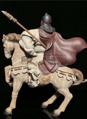 石湾公仔关羽关公武财神像供奉乔迁开业送礼品陶瓷关二爷玄关摆件