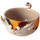Yanxia Ceramic Tableware Yogurt Bowl Rice Bowl Cat Cute Animal High Temperature Underglaze Color Safety Jingdezhen