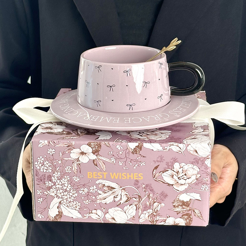复古精致咖啡杯碟礼盒套装高级感结婚礼物送新娘杯子伴手礼女伴娘,淘宝优惠券,粉丝福利购,淘宝优惠卷