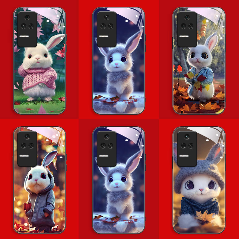 适用于红米k50手机壳redmik50至尊版新款保护套k50电竞版玻璃21121210C卡通图miuik50潮流红迷K50可爱hm潮流 - 图3