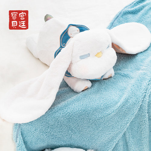 宫廷宝贝故宫文创犰狳毛绒玩偶抱枕两用午睡毯可爱生日礼物旗舰店 - 图1