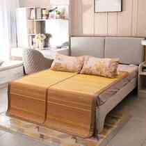 Bamboo Mat Dormitory 1 5 m Bifacial Foldable Summer Single Beds Cool Mat Students 0 9 m Bamboo Dormitory 1 2m XI