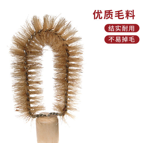 垒固 烧杯刷木质手柄100/250/500/1000ml软毛清洁刷子烧杯清洁刷 - 图1