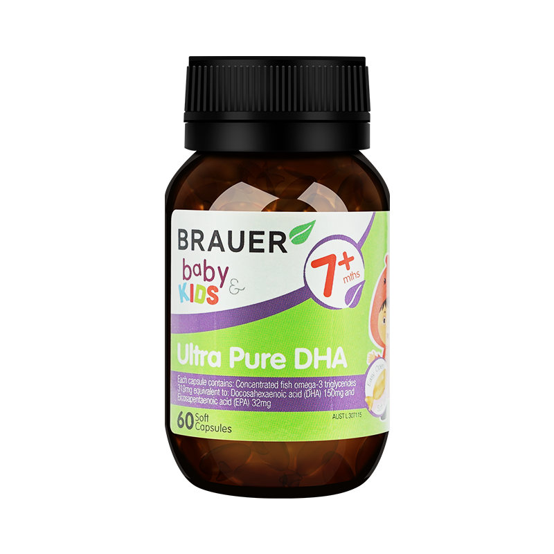 brauer澳洲小绿瓶儿童dha非藻油 BrauerSAINTCOS海外DHA/核桃油