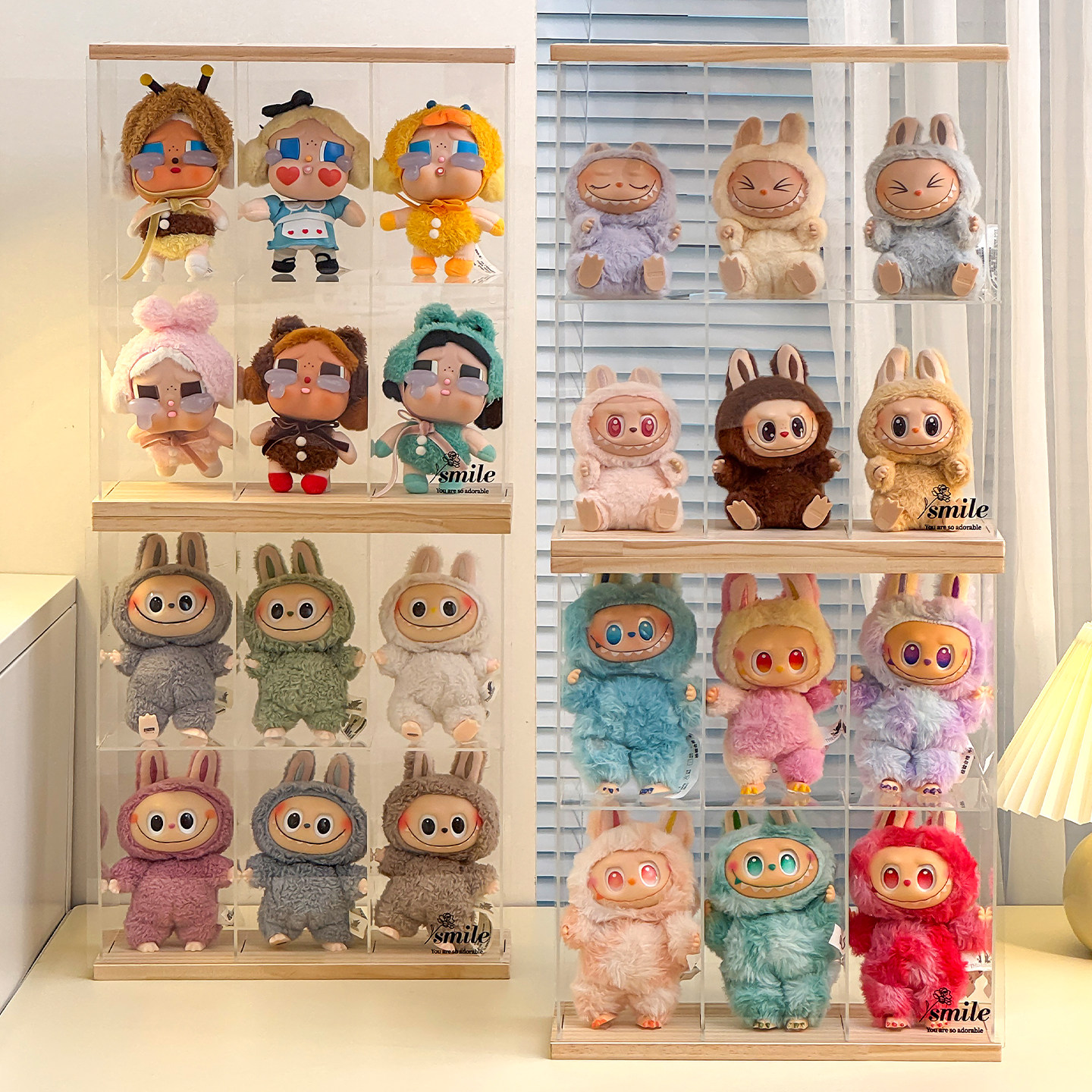 labubu展示盒亚克力拉布布挂件盒星星人搪胶娃娃置物架潮玩收纳盒,淘宝优惠券,粉丝福利购,淘宝优惠卷