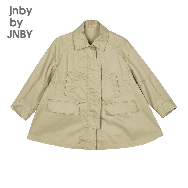 江南布衣童装多口袋风衣翻领外套纯棉休闲春男女童儿童jnbybyjnby,淘宝优惠券,粉丝福利购,淘宝优惠卷