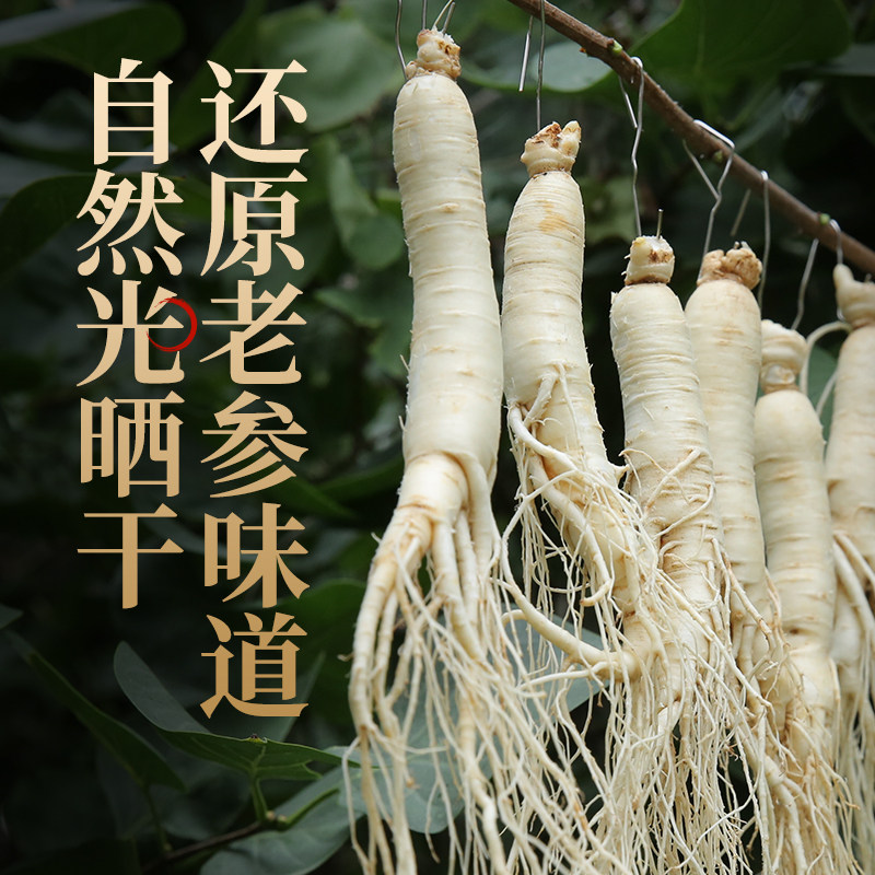 整支生晒参干人参东北人参吉林长白山脉人参新鲜白参干人参可切片,淘宝优惠券,粉丝福利购,淘宝优惠卷