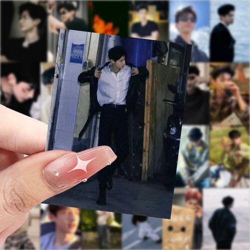126张白敬亭贴纸时代少年高颜值周边diy装饰笔记本手账潮流贴画 - 图1