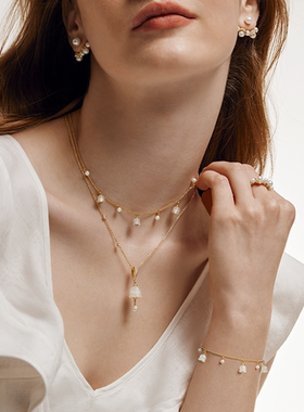 Lola Rose罗拉玫瑰 Lily of  the  Valley英国铃兰项链女七夕礼物