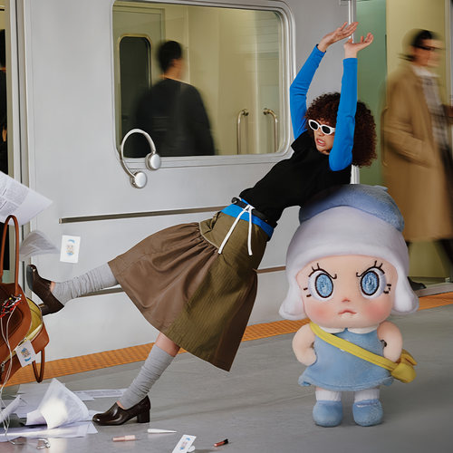 POPMART泡泡玛特Angry Molly心火怒放系列毛绒挂件盲盒潮玩礼物 - 图3