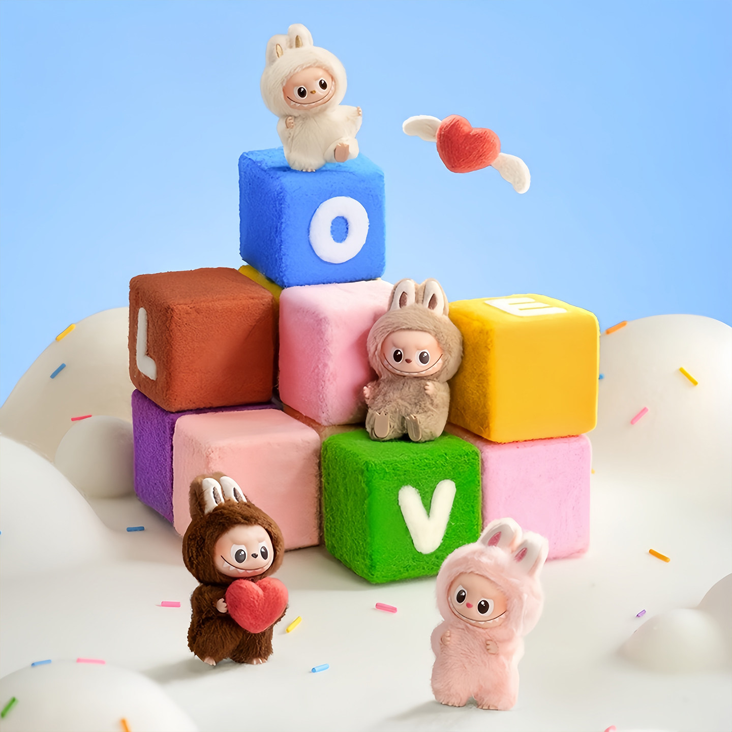 POPMART泡泡玛特LABUBU心底密码mini小号四代拉布布搪胶毛绒盲盒,淘宝优惠券,粉丝福利购,淘宝优惠卷